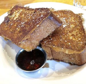 French toast at Watercourse Foods in Denver