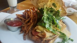 Roaster Chicken Prosciutto at Watercourse Foods in Denver