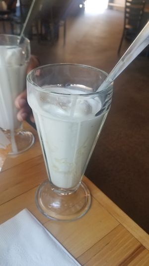 Carmel milkshake at Watercourse Foods in Denver