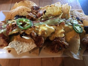 Nachos at Watercourse Foods in Denver