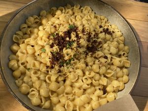 Mac ‘n’ cheese at Watercourse Foods in Denver