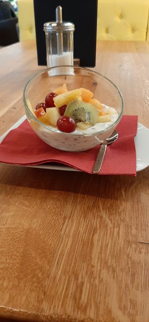 Part of the vegan breakfast at Cafe Galerie in Dornbirn