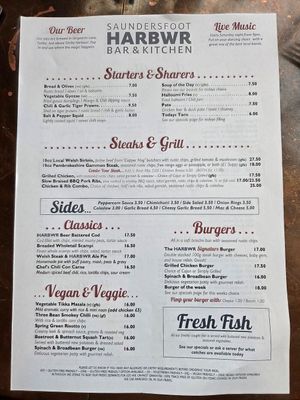  at Harbwr Bar & Kitchen in Saundersfoot