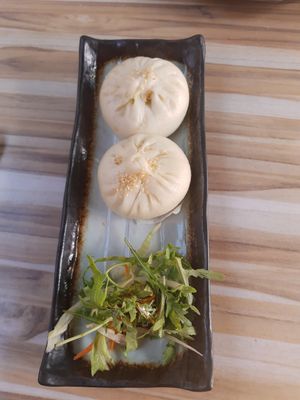 Veggie buns at Green Tea Dim Sum Bar in Amsterdam
