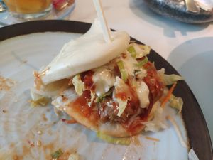 Vegan bao at Green Tea Dim Sum Bar in Amsterdam