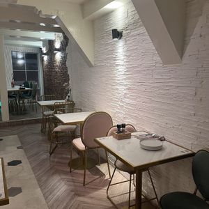 Inside (upstairs) #Veganuary at Green Tea Dim Sum Bar in Amsterdam