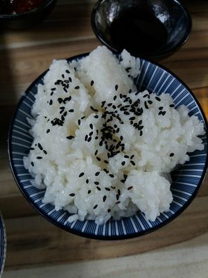 Streamed rice at Green Tea Dim Sum Bar in Amsterdam