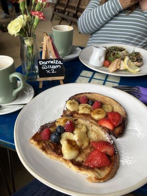 French toast  at Art & Soul Cafe in St Neots