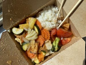 Sweet & sour tofu/veg   at Malai Thai in Long Beach