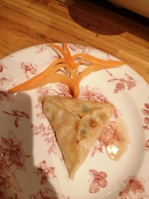 Vegan dumplings at Michael Wan's Mandarin in Blackpool