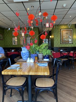 Upstairs area  at Michael Wan's Mandarin in Blackpool