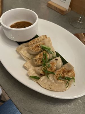 Edamame Dumplings #Veganuary at Sow Plated in Upper Arlington