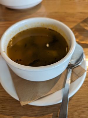 Vegan kale and lentils soup at Sow Plated in Upper Arlington