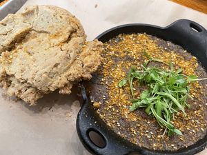Biscuits and gravy   at Fowl and Fodder in Toledo