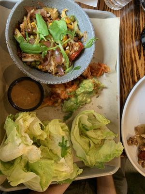 Lettuce wraps   at Fowl and Fodder in Toledo