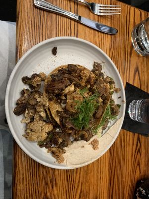 Mushroom tofu scramble  at Fowl and Fodder in Toledo
