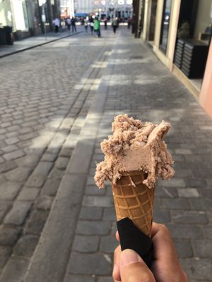 Peanut ice cream  at Melt Cafe in Zagreb