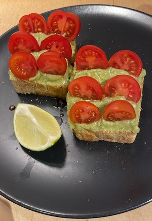 Avocado toast  at Melt Cafe in Zagreb