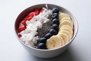 Smoothie bowl at Melt Cafe in Zagreb