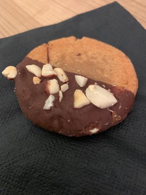 Peanut butter with almond flour cake at Melt Cafe in Zagreb