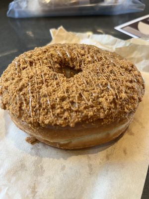 Biscoff crunch donut. Delicious!   at bloomer's in Toronto