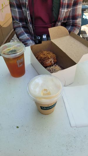 carrot cake fritter and ferrero rocher (my favourites) at bloomer's in Toronto