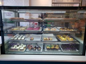 Baked goods at the new Bloomer's at bloomer's in Toronto