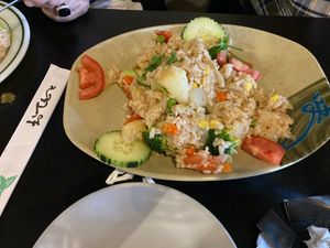 veggie fried rice at Tokyo Japanese in Rochester
