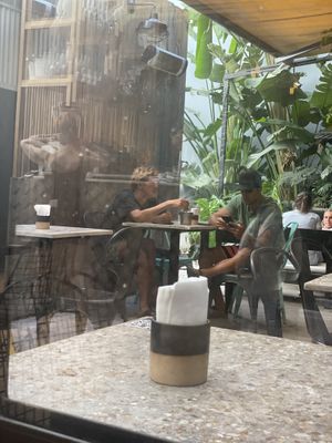 Outside garden area   at B-fresh in Buenos Aires