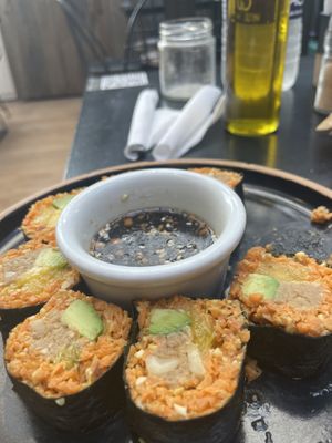 Vegan sushi !  at B-fresh in Buenos Aires