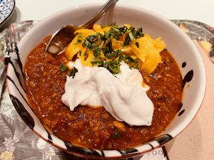 Chili sin carne  at Le Botaniste - GCE in New York City