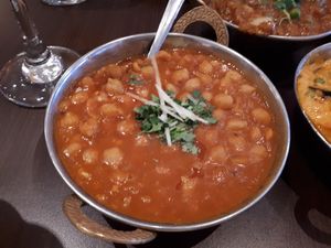 Chana Masala at The Mantra Indian Cuisine in Victoria