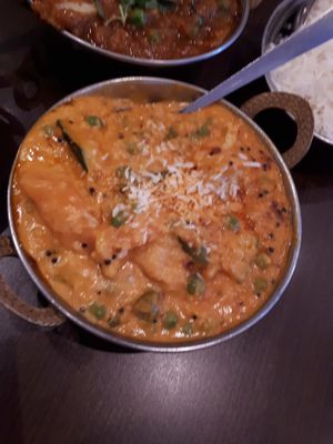 Coconut Vegetable Curry at The Mantra Indian Cuisine in Victoria