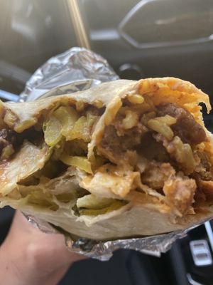 Chickalo Burrito  at Burrito Burrito at Wizard Burger in Albany