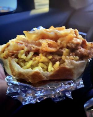 Grill X Deep Steak 9 at Burrito Burrito at Wizard Burger in Albany