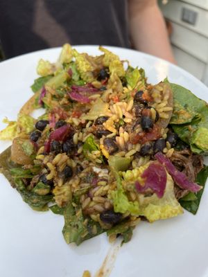 Burrito bowl, mixed   at Burrito Burrito at Wizard Burger in Albany