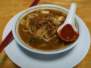 Hokkian Mee (careful with the spices!!) at Zhu Yuan in Penang