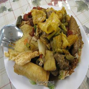 Plate of food at Zhu Yuan in Penang