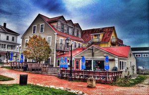 Outside  at Red Herring Pub in St Andrews