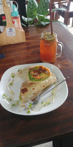 Buffalo Cauliflower Pita (140 bht) at Two Sister  in Koh Samui