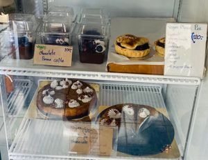 Dessert fridge. at Two Sister  in Koh Samui