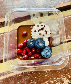 Chocolate panna cotta (vegan) at Two Sister  in Koh Samui