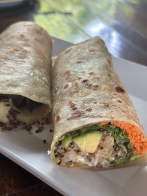 Buffalo cauliflower wrap  at Two Sister  in Koh Samui