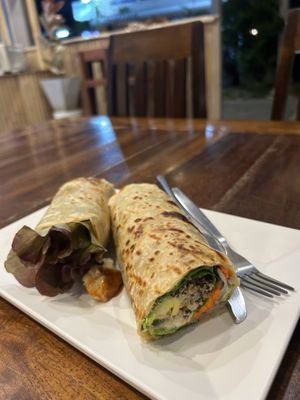 Vegan wrap  at Two Sister  in Koh Samui