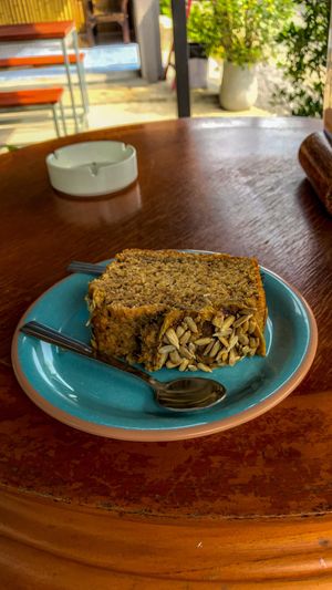 Banana bread. 30 baht. at Two Sister  in Koh Samui