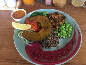 Vegan Buddha bowl  at Unni's in Phuket