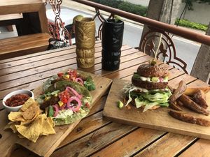 Tacos, burger and Pina Coladas at Unni's in Phuket