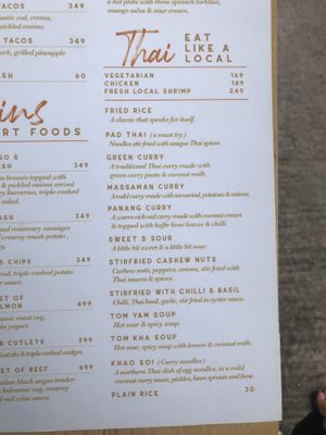 I believe all veg dishes are vegan or can be made vegan. A lot cheaper than rest of the choices at Unni's in Phuket