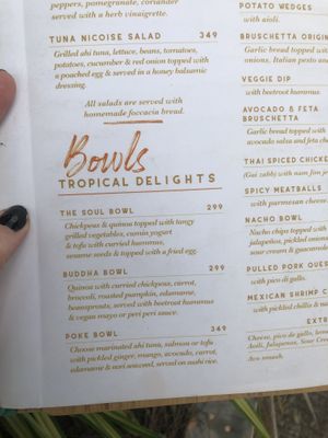 Buddha bowl at Unni's in Phuket