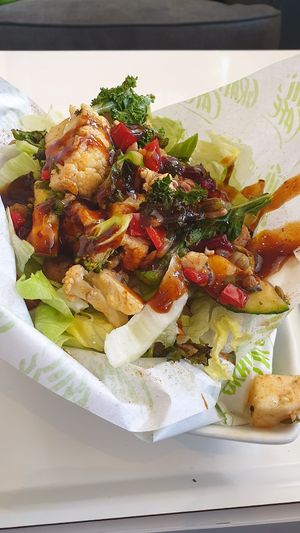 Våga Vegan baked potato at Grafitti Cafe in Haessleholm